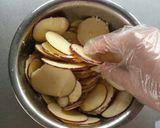 レンジで時短☆スイートポテトスタック。作り方3写真