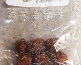 冷凍可♡お弁当に♡ふんわりミートボール作り方6写真