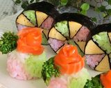手まりの飾り巻き寿司＊おひな祭り・お花見作り方13写真