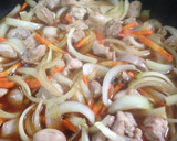 鶏肉とほうれん草の卵とじ作り方4写真