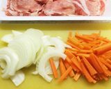 豚肉の♡味噌バター生姜焼き♪作り方1写真