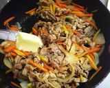 豚肉の♡味噌バター生姜焼き♪作り方5写真