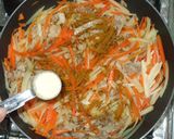 人参じゃがいも豚肉のカレー粉簡単野菜炒め作り方8写真