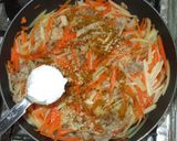 人参じゃがいも豚肉のカレー粉簡単野菜炒め作り方7写真