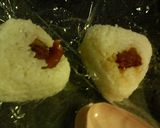 照りマヨチキンで♡♥おにぎり♥♡作り方3写真