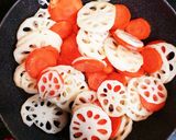 お酢入り♪蓮根きんぴら作り方4写真