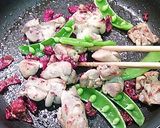鶏もものドライトマト炒め作り方4写真