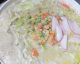 野菜たっぷり豆乳スープの簡単チャンポン麺作り方8写真