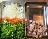 自家製♪焼豚炒飯作り方1写真