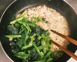 朝食に！お手軽冷凍ほうれん草オムレツ作り方2写真
