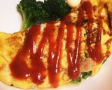 朝食に！お手軽冷凍ほうれん草オムレツ作り方6写真