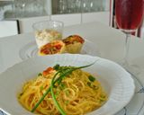 ボール１つで♪濃厚～うにのクリームパスタ作り方7写真