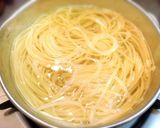 アスパラベーコンのトマトバジルパスタ☆作り方1写真
