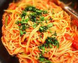 アスパラベーコンのトマトバジルパスタ☆作り方5写真