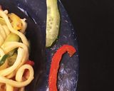 お一人様野菜皿うどん★余り物にサヨナラ作り方1写真