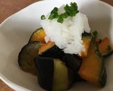 茄子とかぼちゃの煮びたし作り方5写真