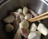 小芋と鶏のうま煮作り方2写真