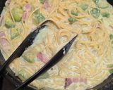 【ワンパン】アボカドとベーコンの濃厚パスタ作り方5写真
