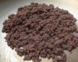プロ直伝！簡単　牛そぼろ 合挽きそぼろ丼作り方4写真