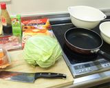 パンケーキお好み焼風作り方1写真