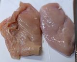 ムネ肉のチーズサンドフライ♡タルタル添え作り方2写真