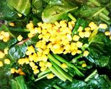 ほうれん草とベーコンの炒め物作り方4写真