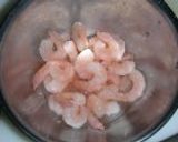 エビ・にら・豆腐のオイスターソース炒め作り方2写真
