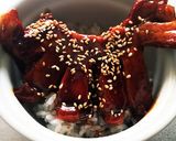 甘辛の豚丼！混ぜて焼くだけ！簡単！作り方5写真