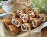 豚ロース梅しそ巻きフライ作り方6写真