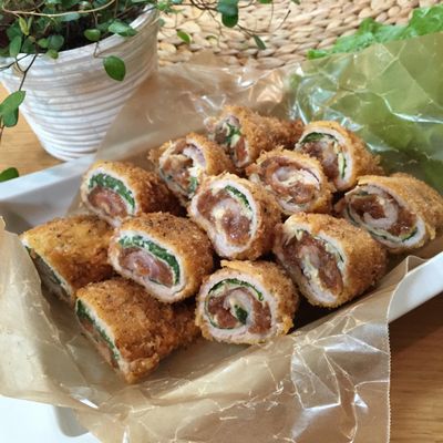 豚ロース梅しそ巻きフライ by sachi825 【クックパッド】 簡単