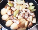 大根と豚バラのべっこう煮作り方5写真