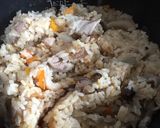 鶏ごぼう炊き込みご飯作り方7写真