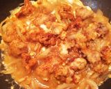 超簡単！チキン煮カツ丼☆作り方8写真