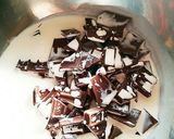 簡単！！濃厚ザクうま生チョコケーキ☺︎︎作り方3写真
