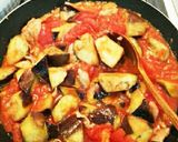 茄子とトマトと豚肉の炒め物作り方5写真