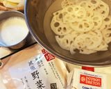 簡単！レンコン&ポテトグラタン作り方1写真
