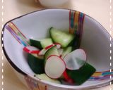 5分！きゅうりとラディッシュの昆布茶和え作り方4写真