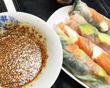 生春巻き★アボカドサーモン生ハムチーズ作り方9写真