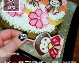ひな祭り 炊飯器 デコチョコ３段ケーキ❀作り方12写真