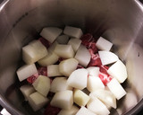 圧力鍋で簡単！豚肉と大根の煮物。作り方3写真