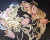 超簡単☆魚肉ソーセージとふんわり卵炒め作り方4写真