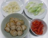 ほたてのオイマヨ炒め作り方1写真