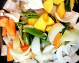 厚切り豚バラ肉とたっぷり野菜のカレー。作り方4写真