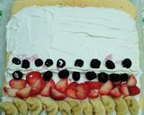 ふわふわフルーツロールケーキ作り方18写真
