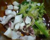 うちの定番☺わけぎとイカ下足の酢味噌あえ作り方4写真