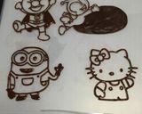 キャラチョコプレート作り方3写真