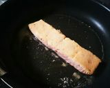 簡単サーモンのムニエル♪クリームソース作り方4写真