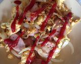 超簡単☆魚肉ソーセージとふんわり卵炒め作り方6写真