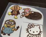 キャラチョコプレート作り方5写真