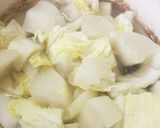 ☆かぶと白菜の中華煮☆卵あん作り方2写真